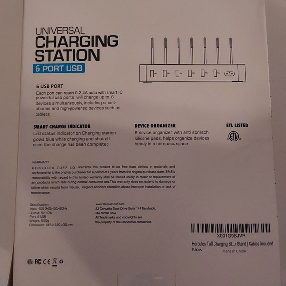 6USB fast ports charging station for multiple devices (12) - Picture 2 of 8